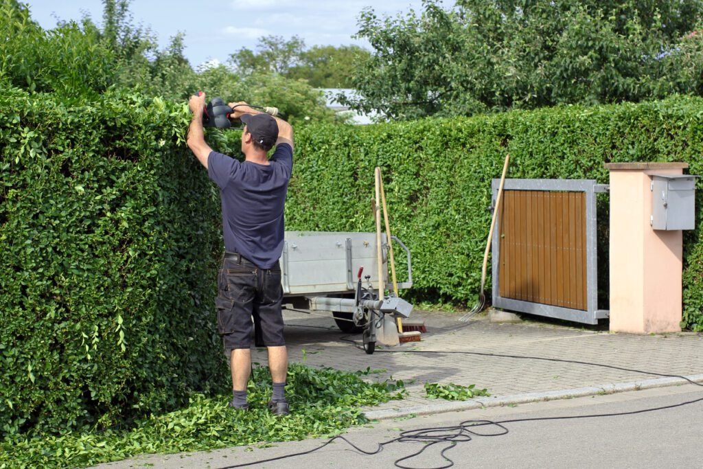 Gartenarbeit, Hausmeister